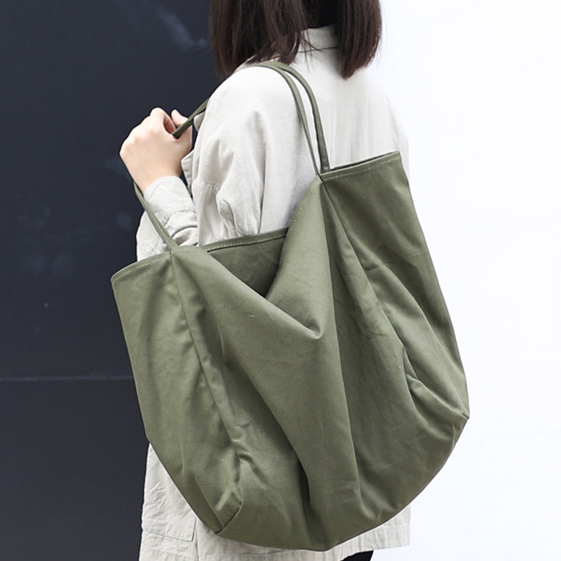 Túi Xách canvas Sức Chứa Lớn Thiết Kế Đơn Giản Thời Trang Cho Nữ