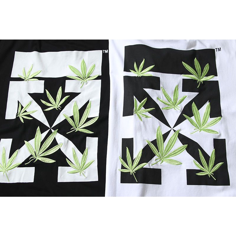 Áo Thun off white Ngắn Tay Dáng Rộng Bằng cotton Trơn In Nhãn + Thẻ Treo Thời Trang Mùa Hè Cho Cặp Đôi