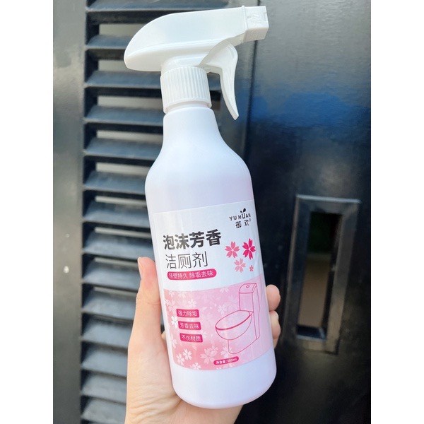 Xịt Tẩy Rửa Nhà Vệ Sinh Hương Hoa Anh Đào Dạng Bọt Nội Địa Trung hot hot