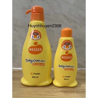 Sữa tắm gội em bé Wesser baby Wash_200ml.