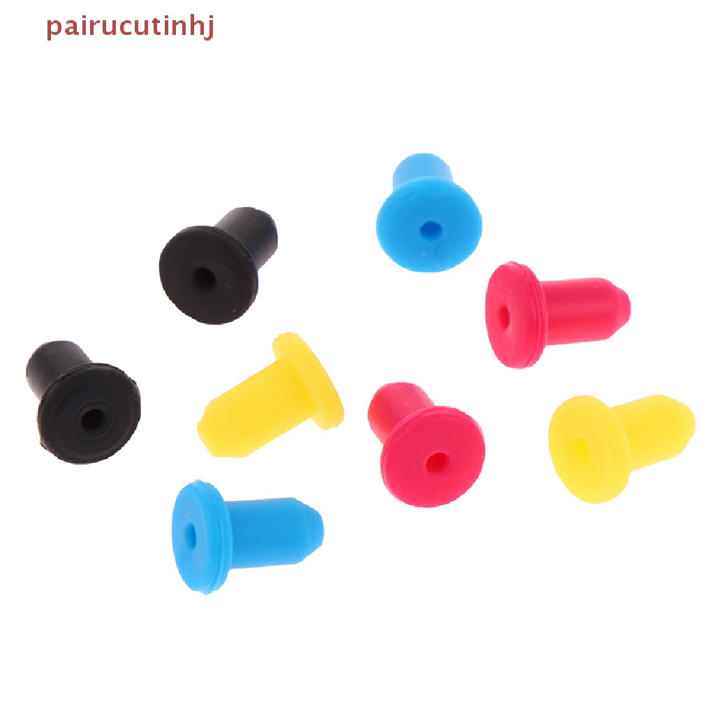 Cặp Nút Cao Su Silicon Bịt Kín Cố Định Hộp Mực 4mm