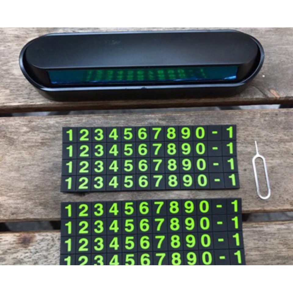 Bảng Báo Số Điện Thoại Trong Ô Tô Xe Hơi Loại 8 Bộ Số