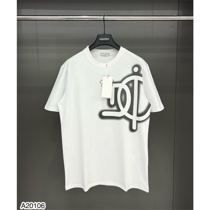 Áo Phông Nam Trơn Hoạ Tiết Dio Cao Cấp - Áo Thun Nam Dio Chữ In Vải Mềm Mịn