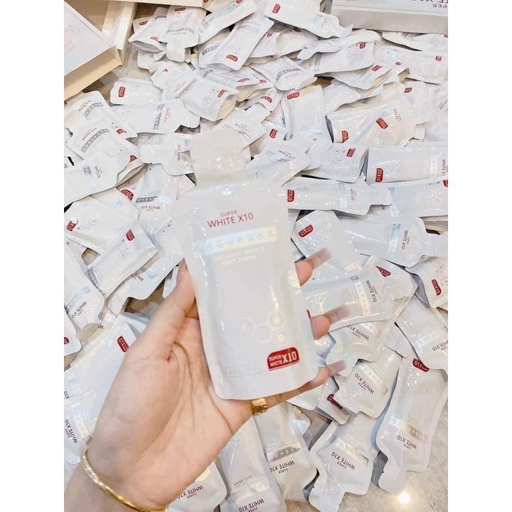1 HỘP COLLGEN SUPER WHITE X10 ( 10 gói)