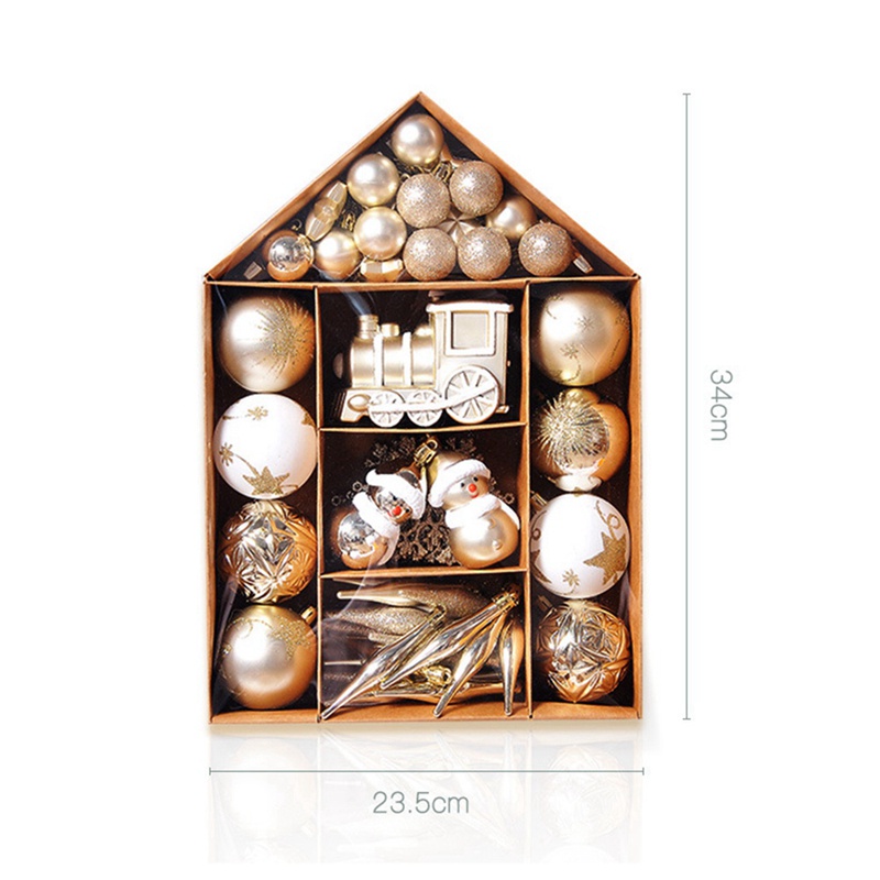 70 Trái Châu Nhựa Mạ Điện Dùng Trang Trí Cây Thông Giáng Sinh