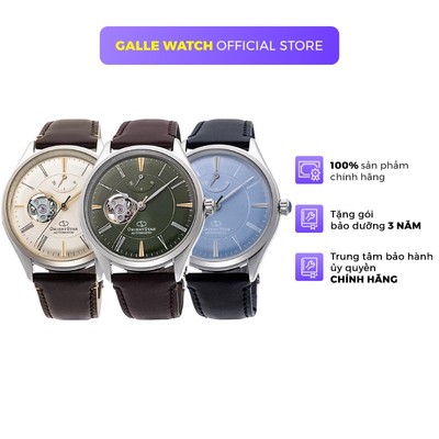 Đồng hồ cơ nam Orient Star Watch Classic Skeleton RE-AT020 thiết kế lộ máy mặt kính cường lực dây da đeo tay chính hãng