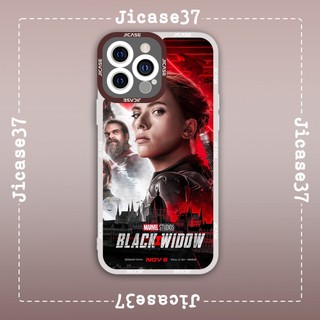 Ốp lưng iphone và samsung xiaomi oppo cạnh vuông Jicase Black Widow Marvel Universe Scarlet Johansson