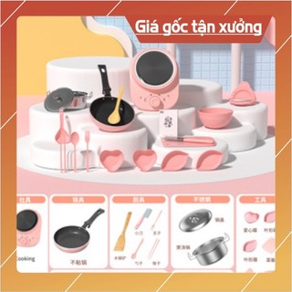 BỘ ĐỒ DÙNG NHÀ BẾP NẤU ĂN THẬT DÀNH CHO BÉ TỪ 5 TUỔI