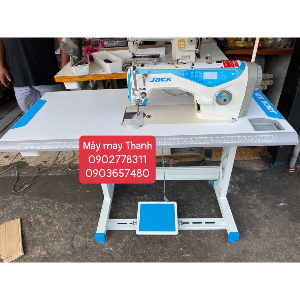 MÁY MAY 1 KIM JACK A4 CHÍNH HÃNG NÂNG CHÂN VỊT TỰ ĐỘNG CÒN MỚI 90%