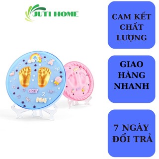 Hộp in dấu vân tay, vân chân cho bé lưu giữ kỉ niệm đầu đời full phụ kiện