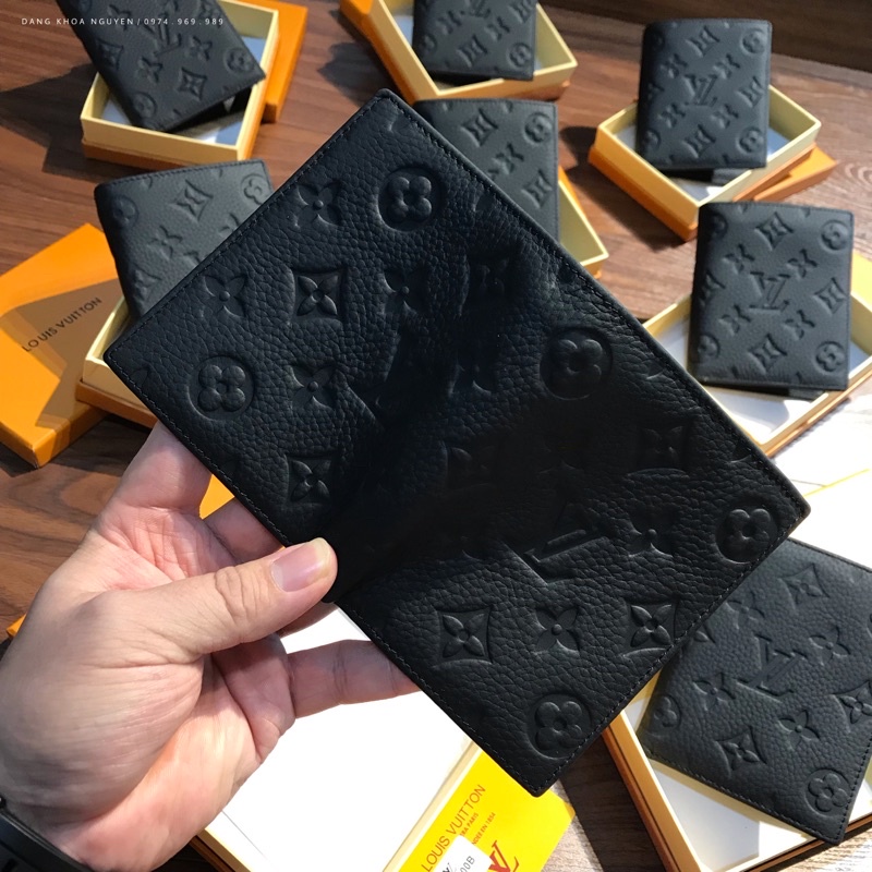 VÍ NAM LV VÂN HOA DÁNG ĐỨNG HÀNG FULL BOX