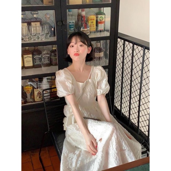 Sammy Dress - Đầm baby doll thắt nơ hở lưng