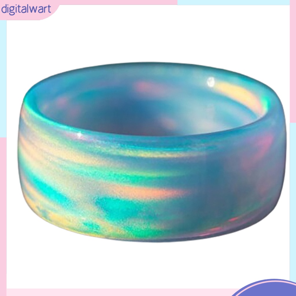 Nhẫn Acrylic Nhiều Màu Bắt Mắt Cho Nữ