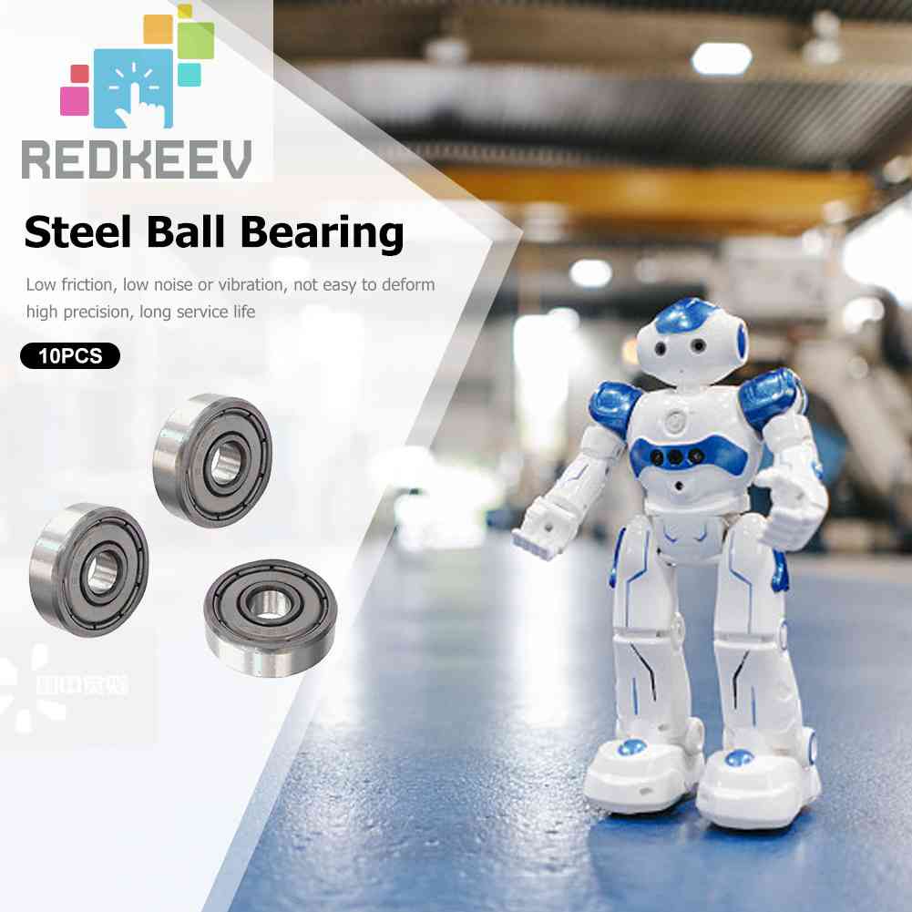 Set 10 Ổ Bi 5x16x5mm 625ZZ Bằng Thép Cacbon Cho Xe Scooter