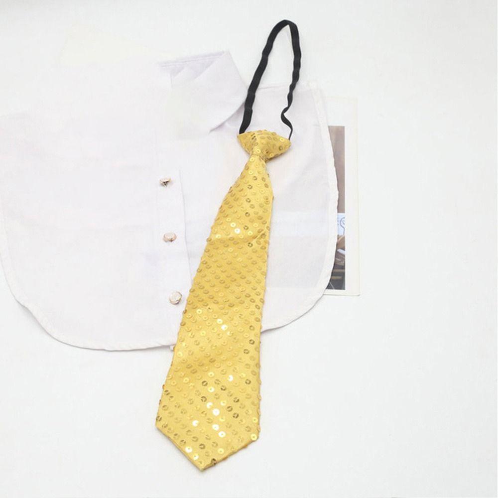 LOMBARD Cà Vạt Đính Kim Sa Lấp Lánh Kiểu Hàn Quốc Cá Tính Cho Nam Và Nữ