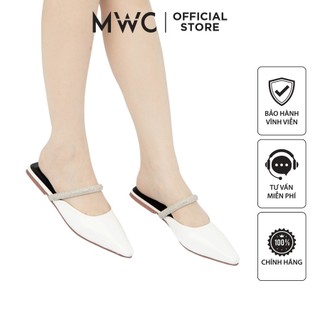 Dép mwc 8170 - dép sục nữ đế bệt quai đính đá sang trọng