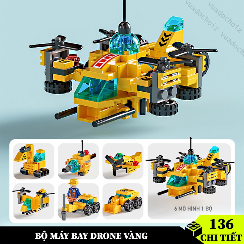 Đồ chơi lắp ráp Cảnh Sát / Cứu Hỏa / Máy Bay / Tàu Chiến 138 - 150 chi tiết