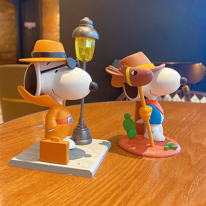 Mô Hình Búp Bê Snoopy Dễ Thương Dùng Trang Trí