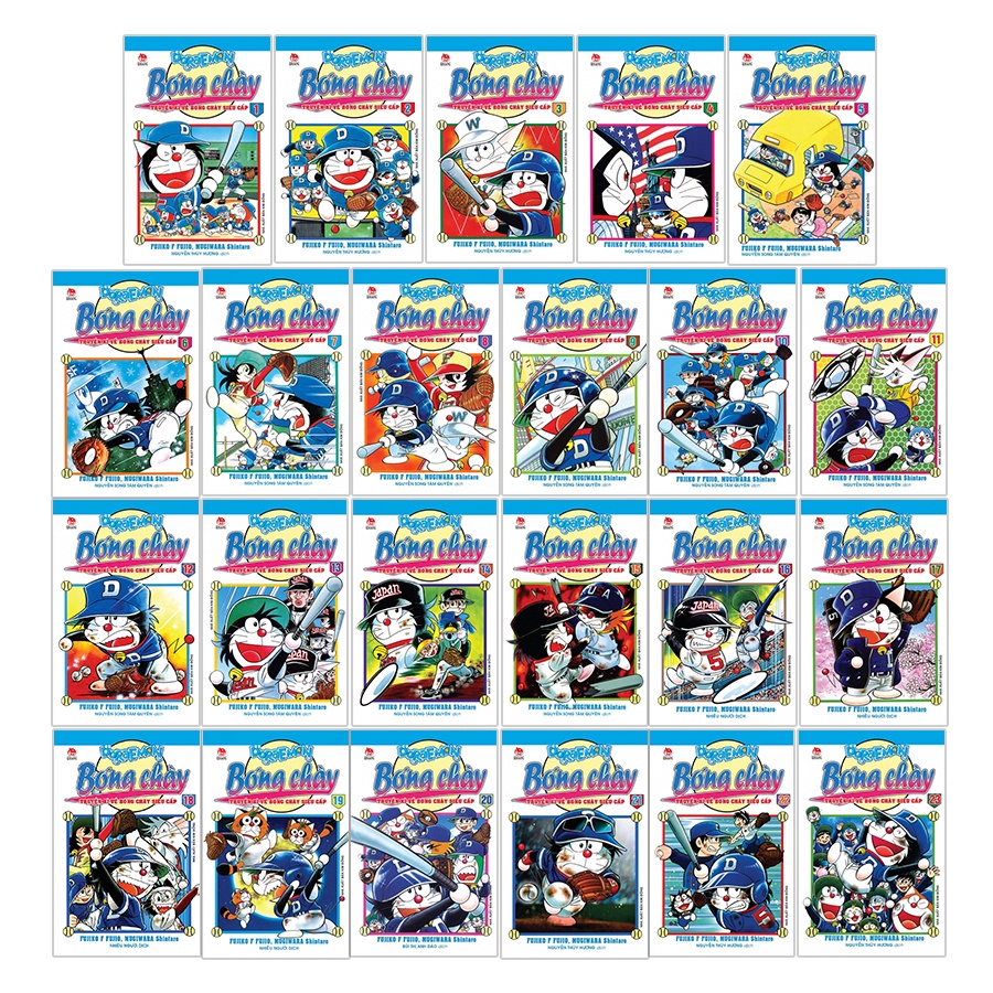 Truyện tranh - Trọn bộ 23 cuốn: Doraemon bóng chày - Truyền kì về bóng chày siêu cấp