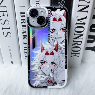 Ốp Điện Thoại Trong Suốt Màu Laser In Họa Tiết Arataki Itto Cho iPhone 14 13 12 11 Pro Promax X XS XSMAX XR 7 8 PLUS