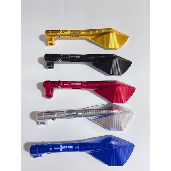 Kiếng chiếu hậu Rizoma 5 cạnh, gương xe máy mặt xanh chống chói, kính kiểu