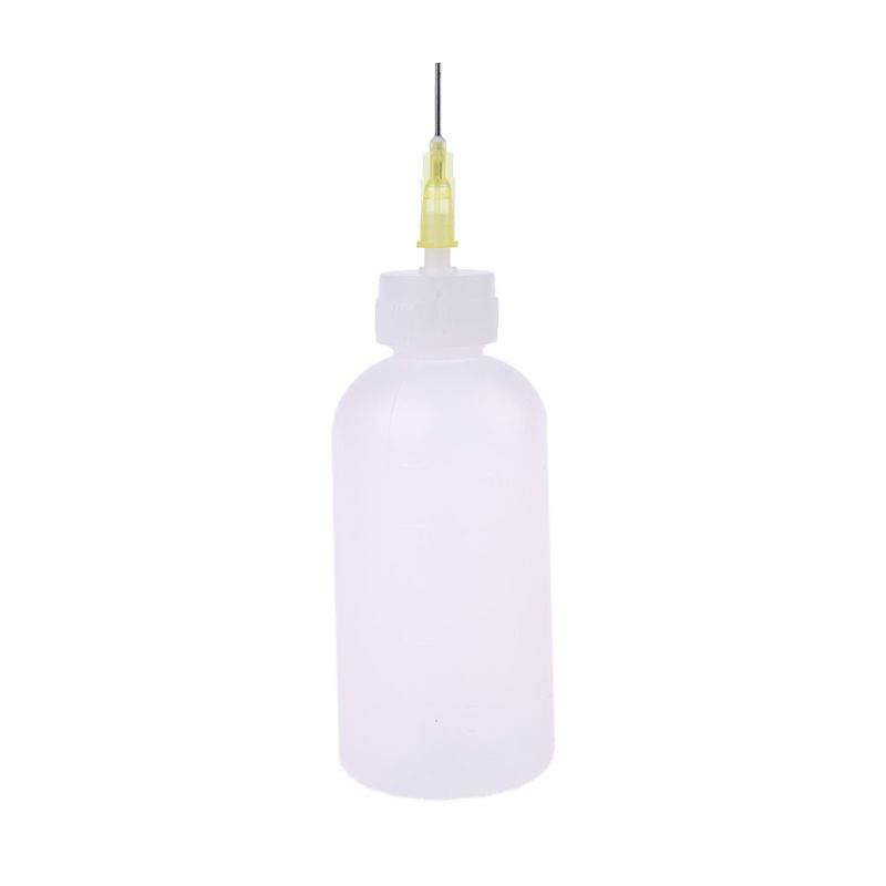 1 Chai Nhựa Trong Suốt 50ml Đựng Dung Dịch Rosin Kèm 1 Kim Hàn Mới
