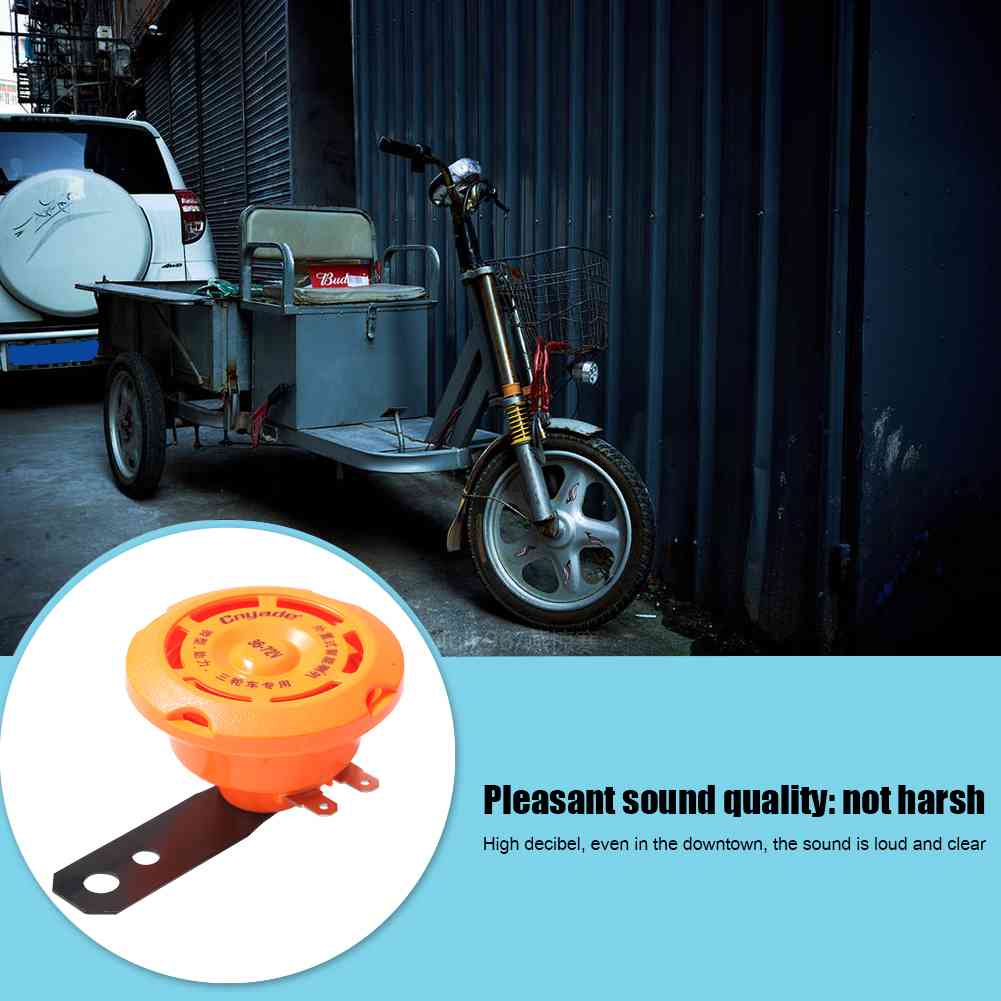 Còi Điện Tử Chống Thấm Nước 36v / 48v / 60v Chuyên Dụng Cho Xe Mô Tô