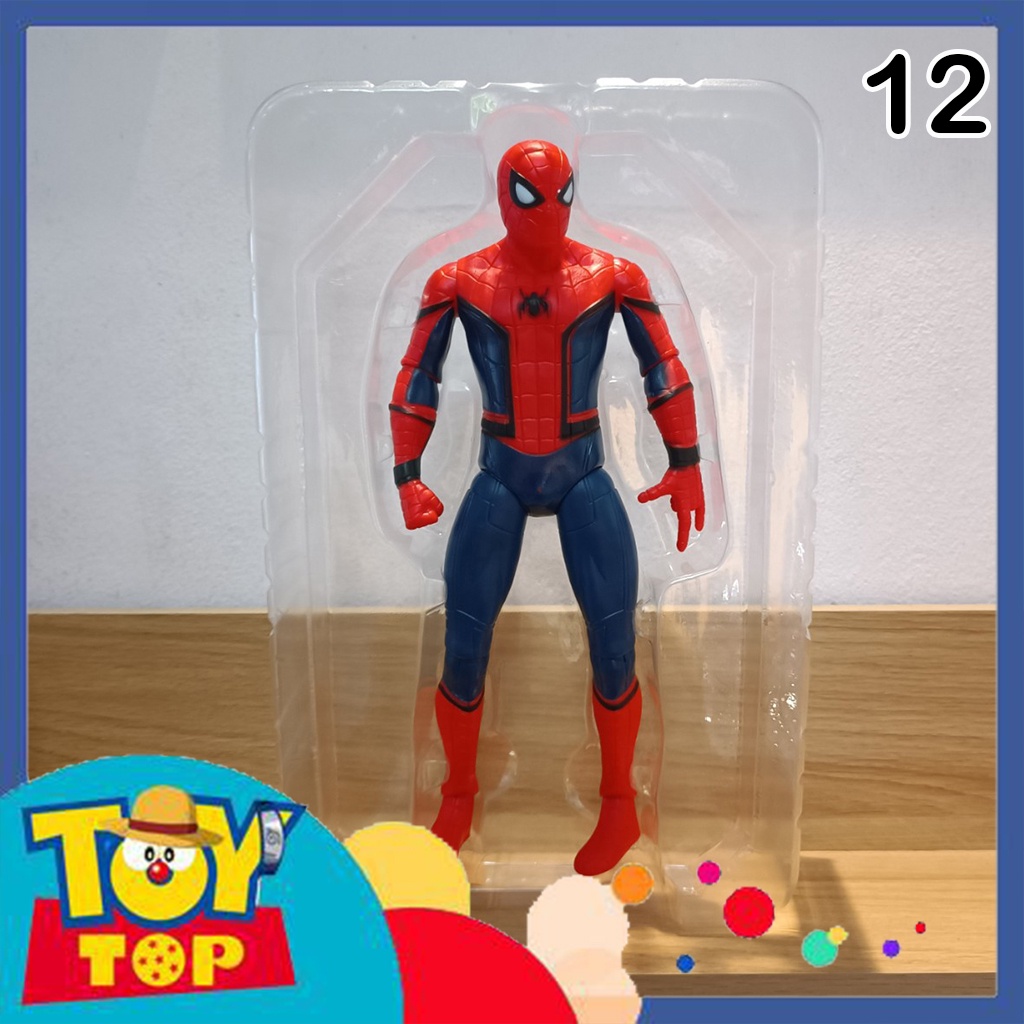 Đồ chơi Figure mô hình nhân vật Marvel người sắt Iron Man Thor Hulk Venom người nhện Spider man cao 30cm