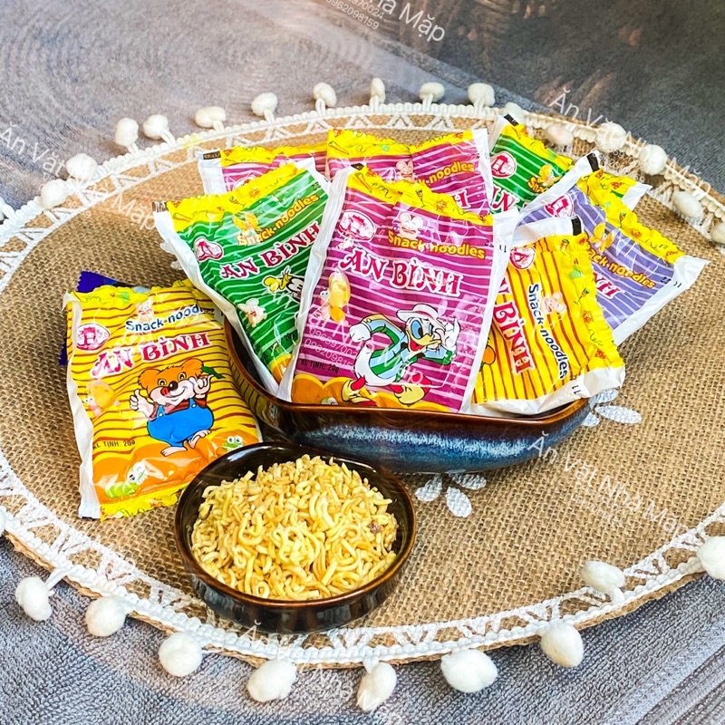 Bimbim Mỳ Tôm An Bình Snack Noodles - Snack Mì Trẻ Em