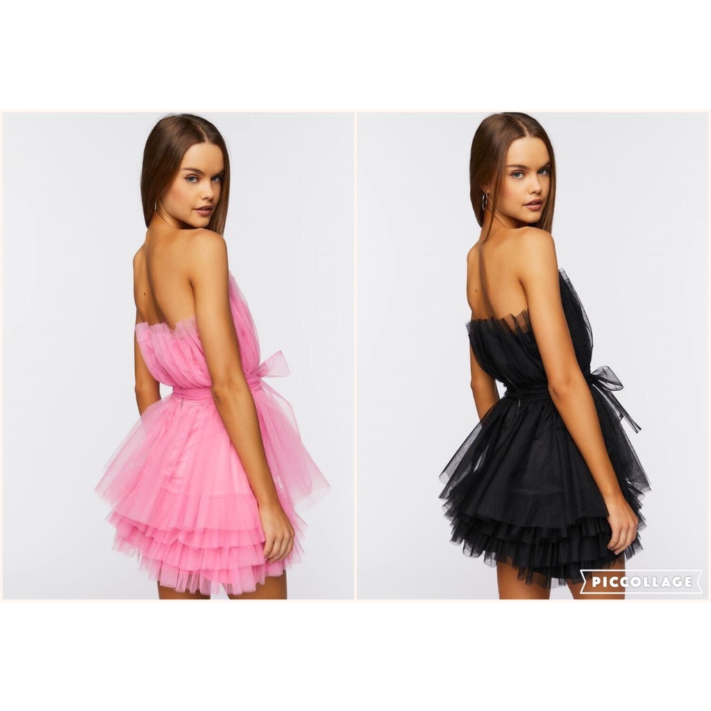 Đầm F21 Lưới Cúp Ngực
