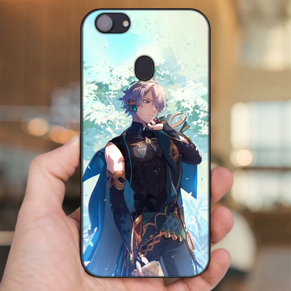 Ốp lưng Oppo F5, F5 Youth, F7 viền đen in hình Alhaitham Genshin Impact