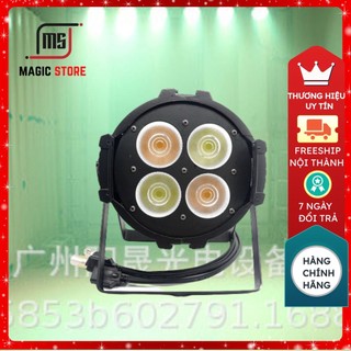 Đèn ParLed COB 4x80w Trắng Vàng Chiếu Sáng Sân Khấu