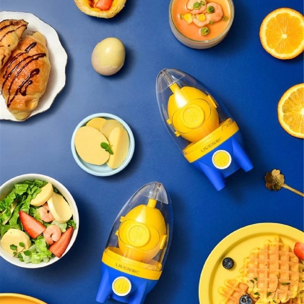 Máy đánh trứng cầm tay an toàn cho nhà bếp đánh kem Máy xay sinh tố ăn sáng lòng đỏ trứng và lòng trắng trứng cho trẻ em/trẻ sơ sinh