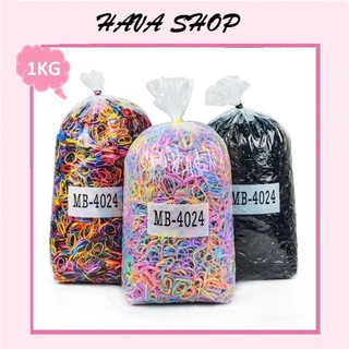 1kg chun nịt buộc tóc đen chun nịt màu siêu rẻ
