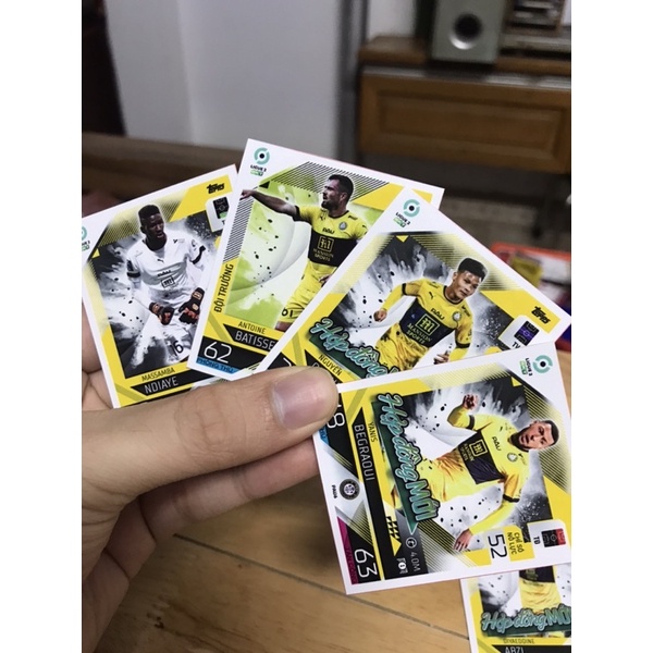Set thẻ in Match Attax Pau FC phiên bản Poca 22/23