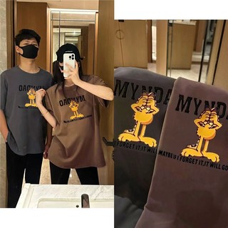 Áo thun KLODILLE 100% cotton tay ngắn thời trang cho nam và nữ plus size