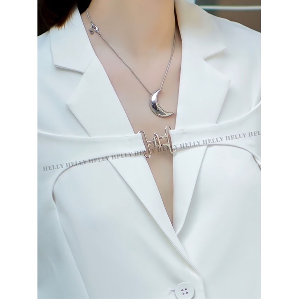 ÁO BLAZER NỮ KHOÁ CÀI PHOM SUÔNG HELLY SHOP