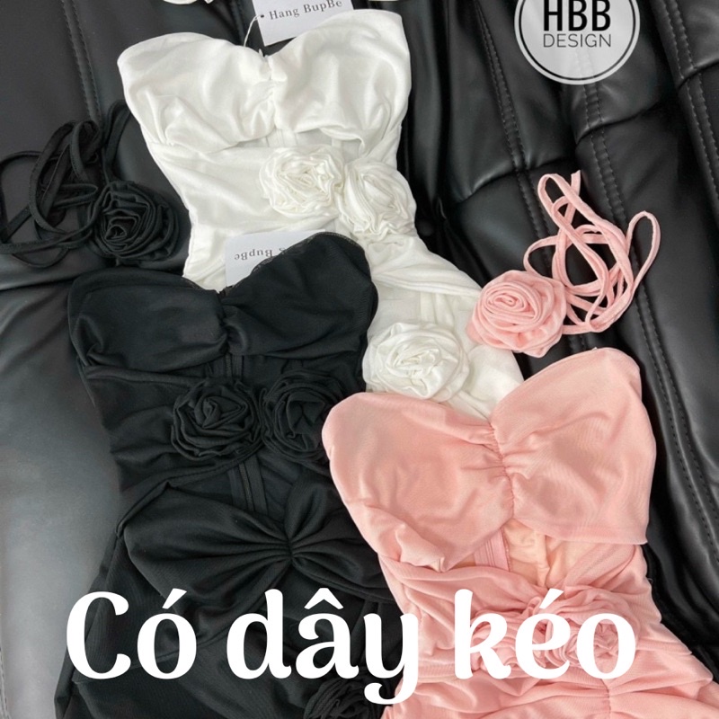 [FREESHIP-Kèm choker] Đầm body ôm nữ đuôi cá khoét eo cột dây eo và cổ tay cánh tiên mặc được 2 kiểu 5 màu