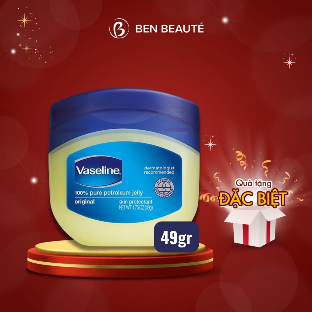 Sáp Dưỡng Ẩm Giảm Nứt Nẻ, Khô Môi, Dưỡng Mi Vaseline Petroleum Jelly Original 49g 368g