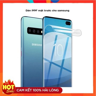 DÁN DẺO PPF MẶT TRƯỚC CHO SAMSUNG S10 - S10PLUS TRONG SUỐT-NHÁM CHỐNG VÂN