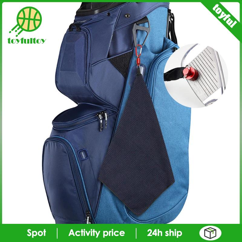 Khăn Lau Gậy Đánh Golf 40x40cm Có Kẹp Tiện Dụng
