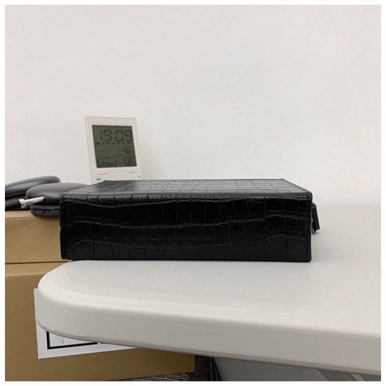 Túi đeo chéo Túi đeo vai Unisex da pu cao cấp dập vân cá sấu