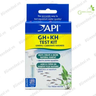 Api - gh & kh test kit | bộ đo độ kiềm và độ cứng trong nước hồ cá thuỷ sinh, hồ cá koi