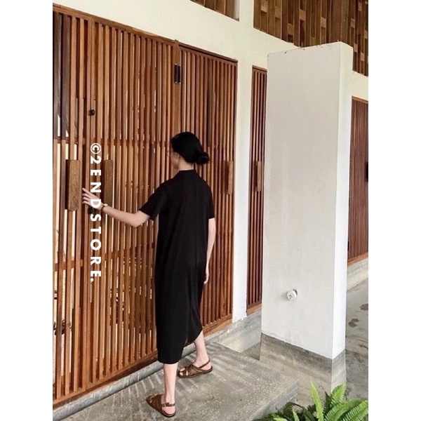 2END Váy cotton dài basic