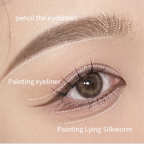 Kem Nhuộm Lông Mày Xixi 4 Màu Tùy Chọn Chống Nước Lâu Trôi Dành Cho Nữ