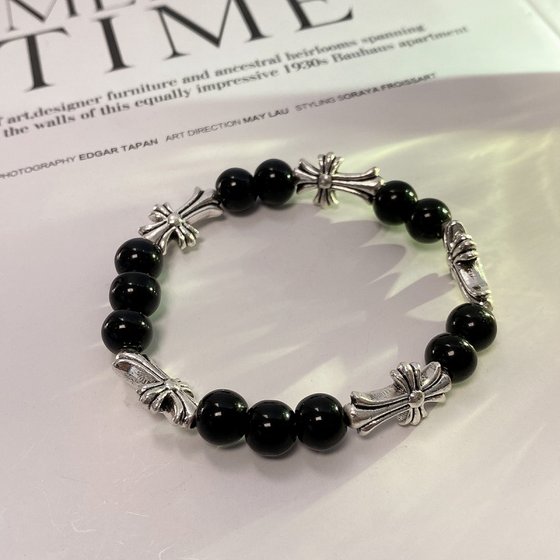 Vòng Tay Chuỗi Hạt Mặt Thánh Giá Unisex