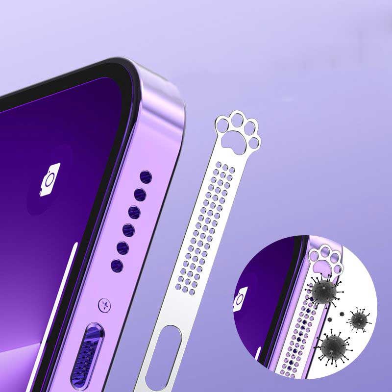 [Featured] Miếng Dán Kim Loại Lưới Đáy Loa Điện Thoại Cầm Tay Bảo Vệ Cổng Sạc Nước Chống Bụi Chất Lượng Cao