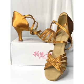 Giày khiêu vũ dancesport dành cho nữ latin souldancer 216b - gót 5.5cm