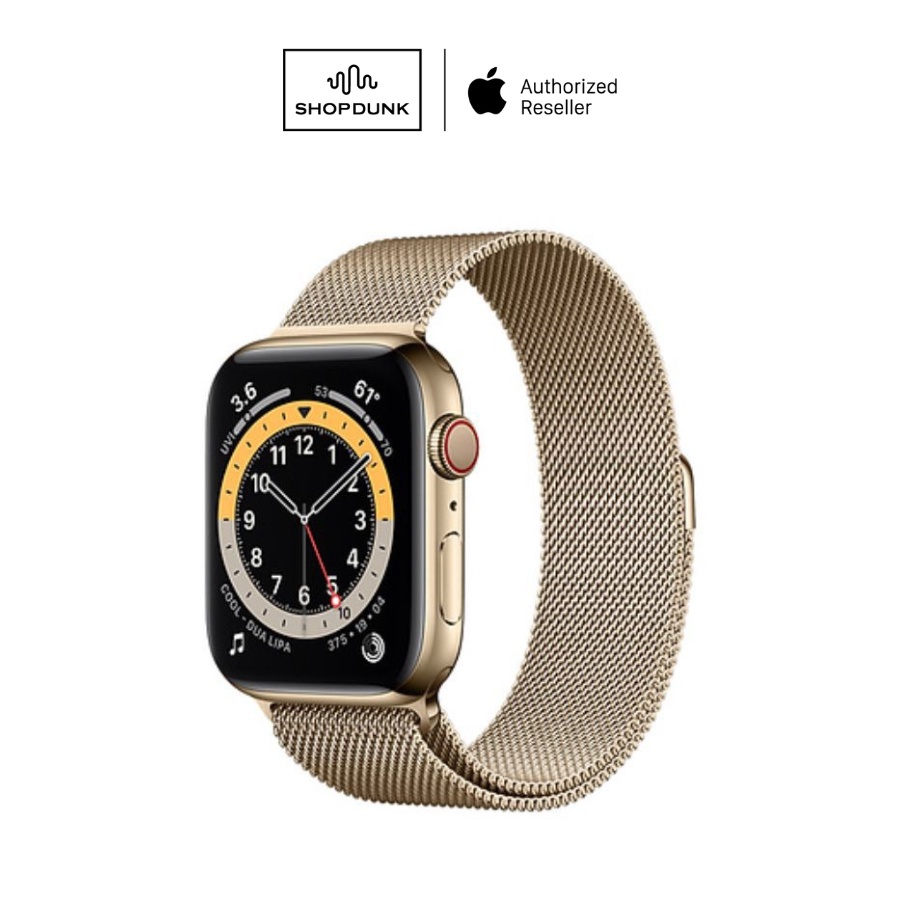 Apple Watch Series 6 (GPS + Cellular) Stainless Steel (Thép không gỉ/ Dây Milanese)