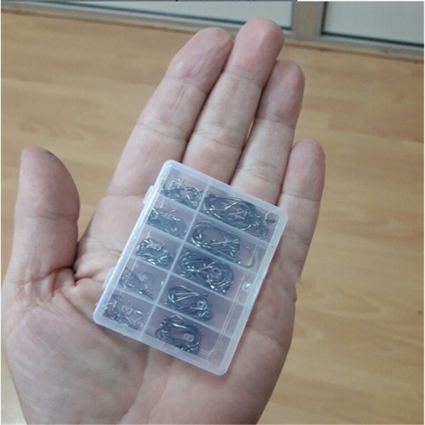 Bộ 500 / 500 Miếng Thép Carbon Mạnh Mẽ Không. Móc Câu Cá 3-12 Chuyên Dụng Chất Lượng Cao